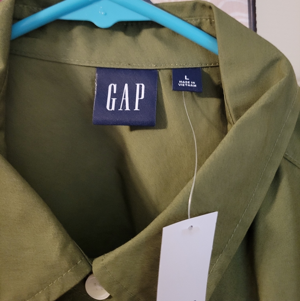 GAP button-down shirt dress